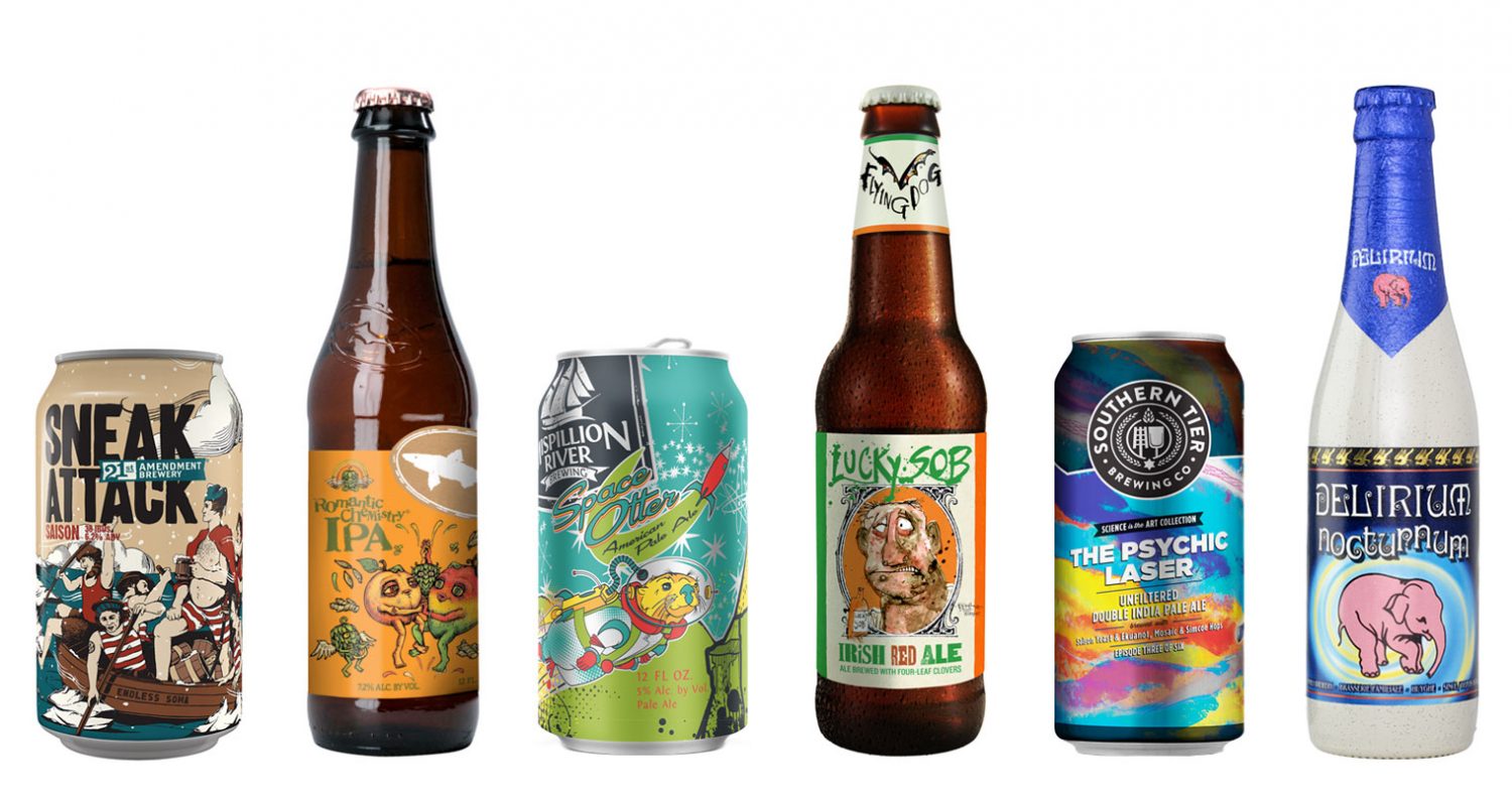 Focus on the beer label printing service