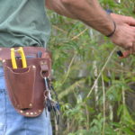 Add an asset for your bountiful garden by using the garden tool storage space.